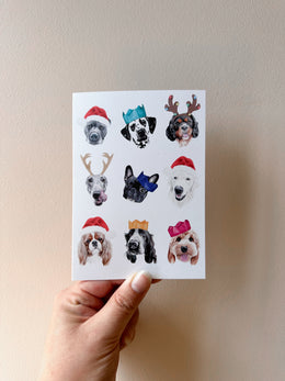 Deck the Paws Card