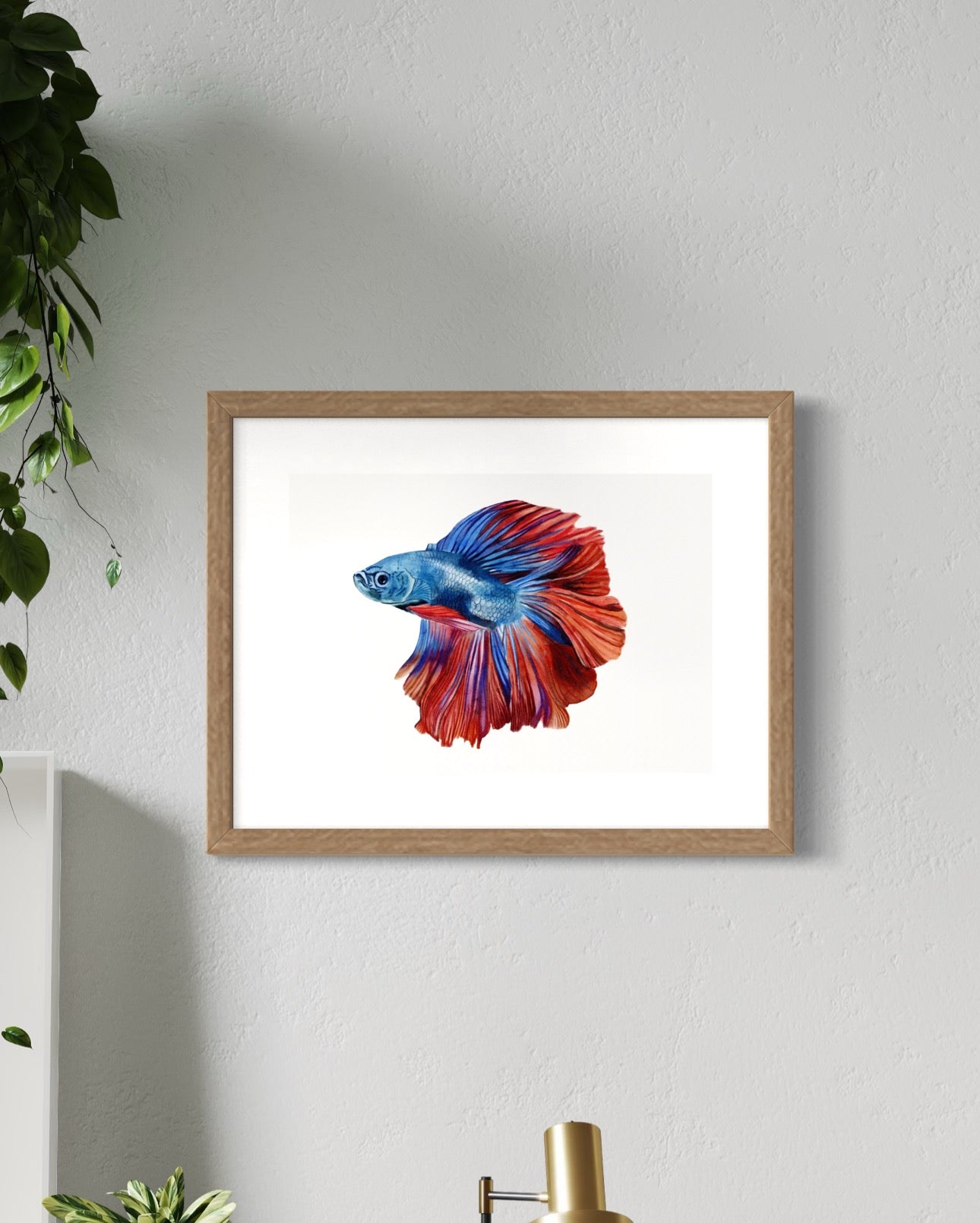 Xavier the Fighting Fish Print
