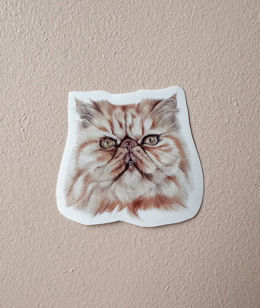 Crookshanks the Persian Cat Sticker