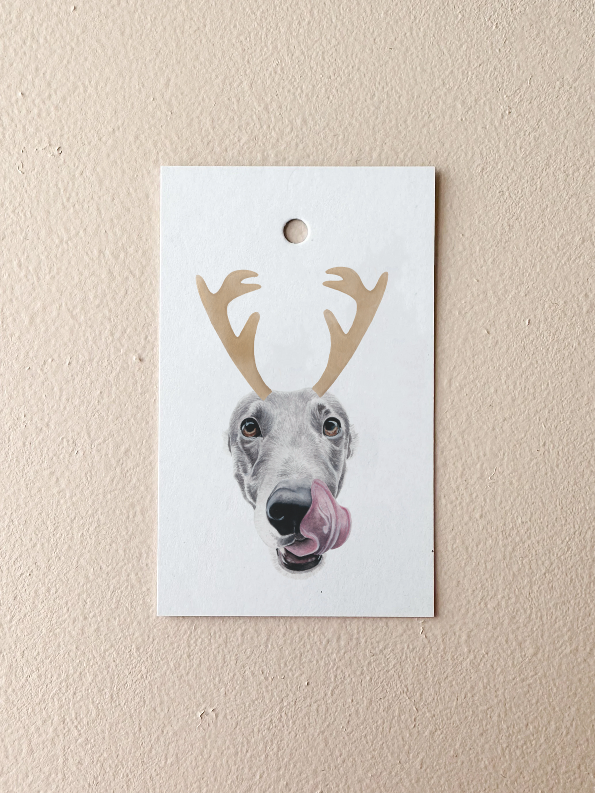 Gretzky the Greyhound Present Tag