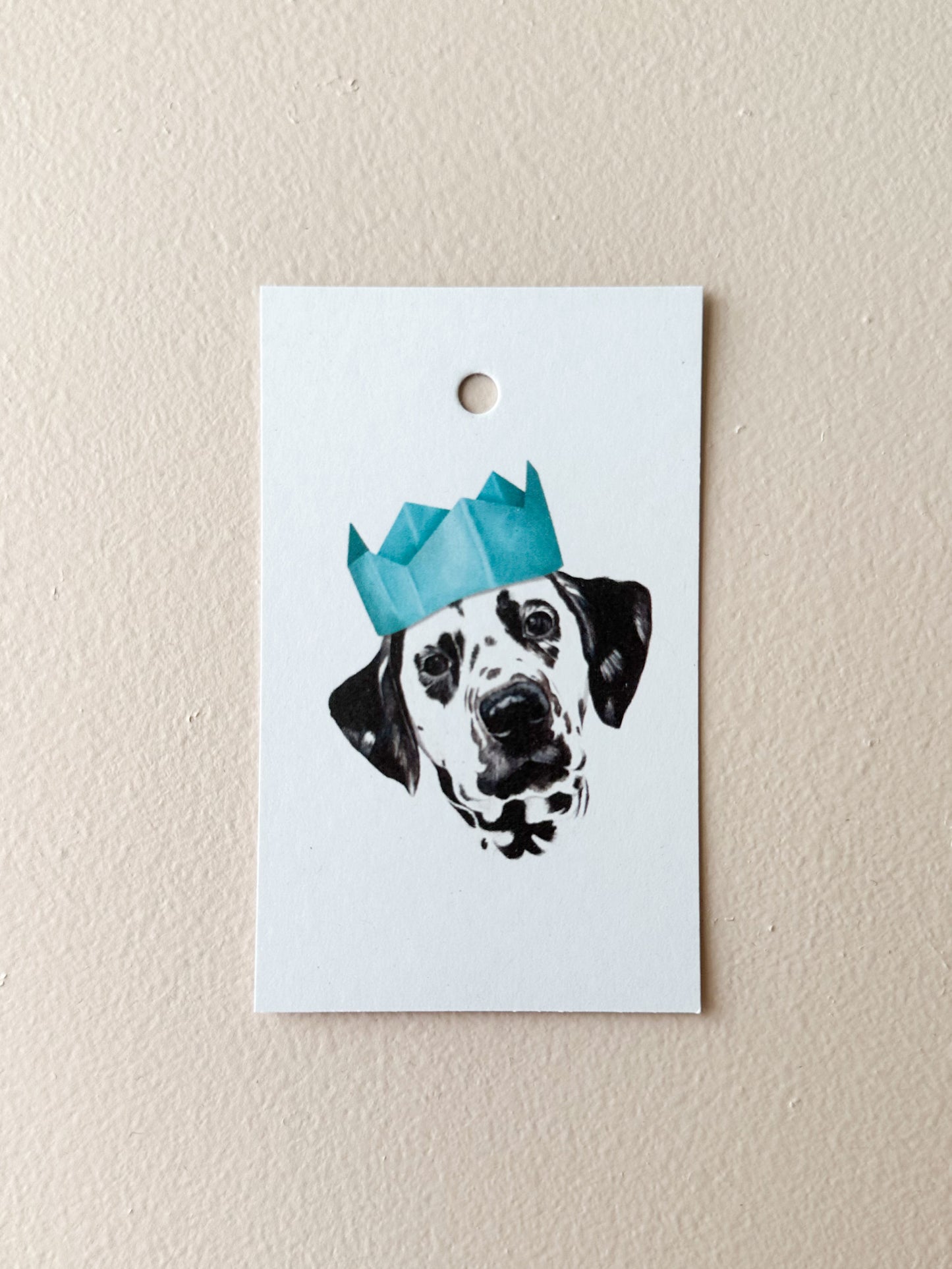 Valkyrie the Dalmatian Present Tag
