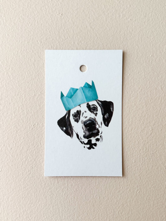 Valkyrie the Dalmatian Present Tag