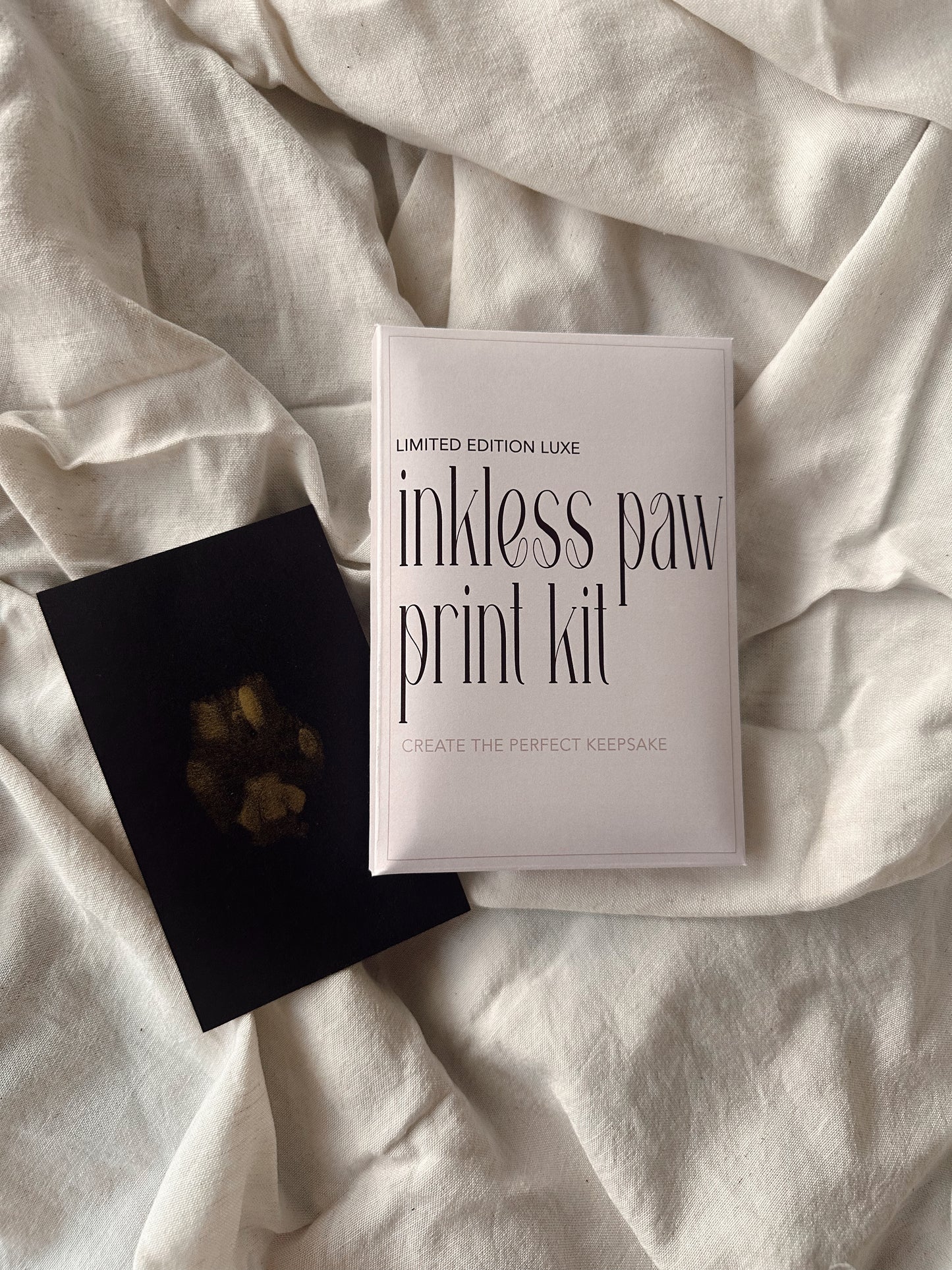 Limited Edition Luxe Gold Inkless Paw Print