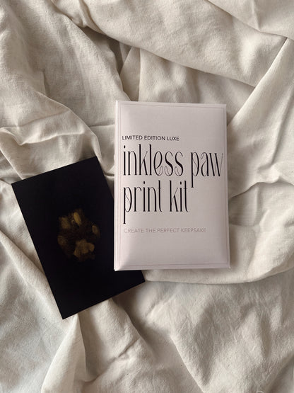 Limited Edition Luxe Gold Inkless Paw Print