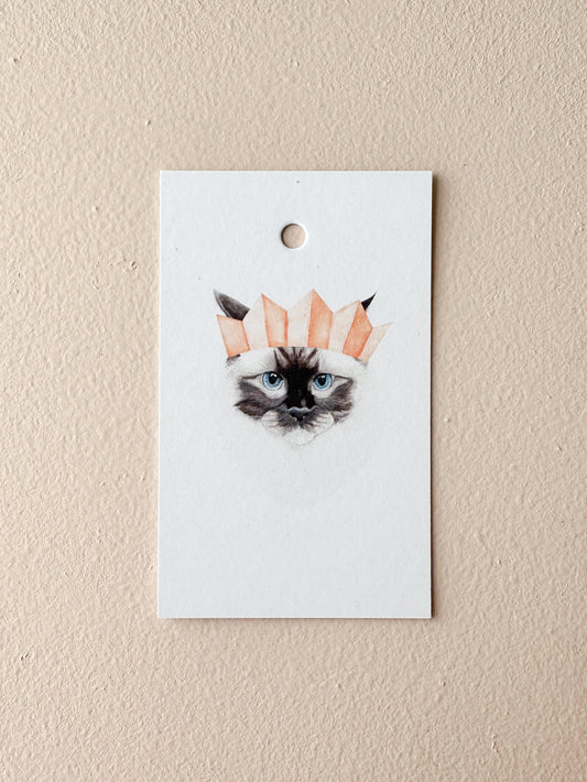 Leo the Ragdoll Present Tag