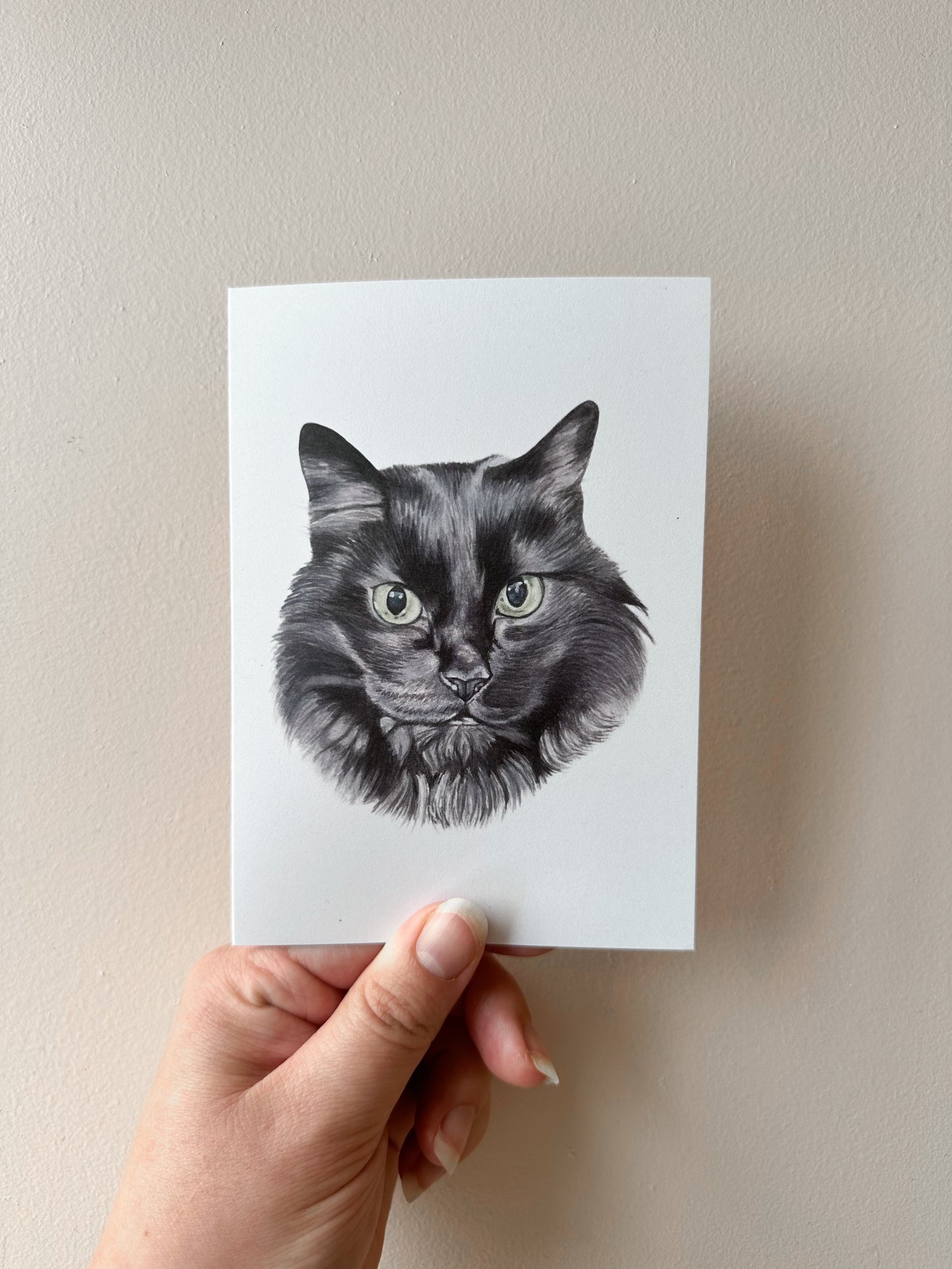 Kalix The Black Cat Card
