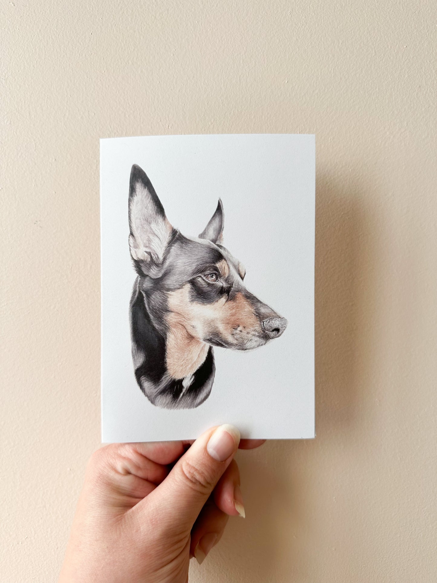 Dusty the Kelpie Card