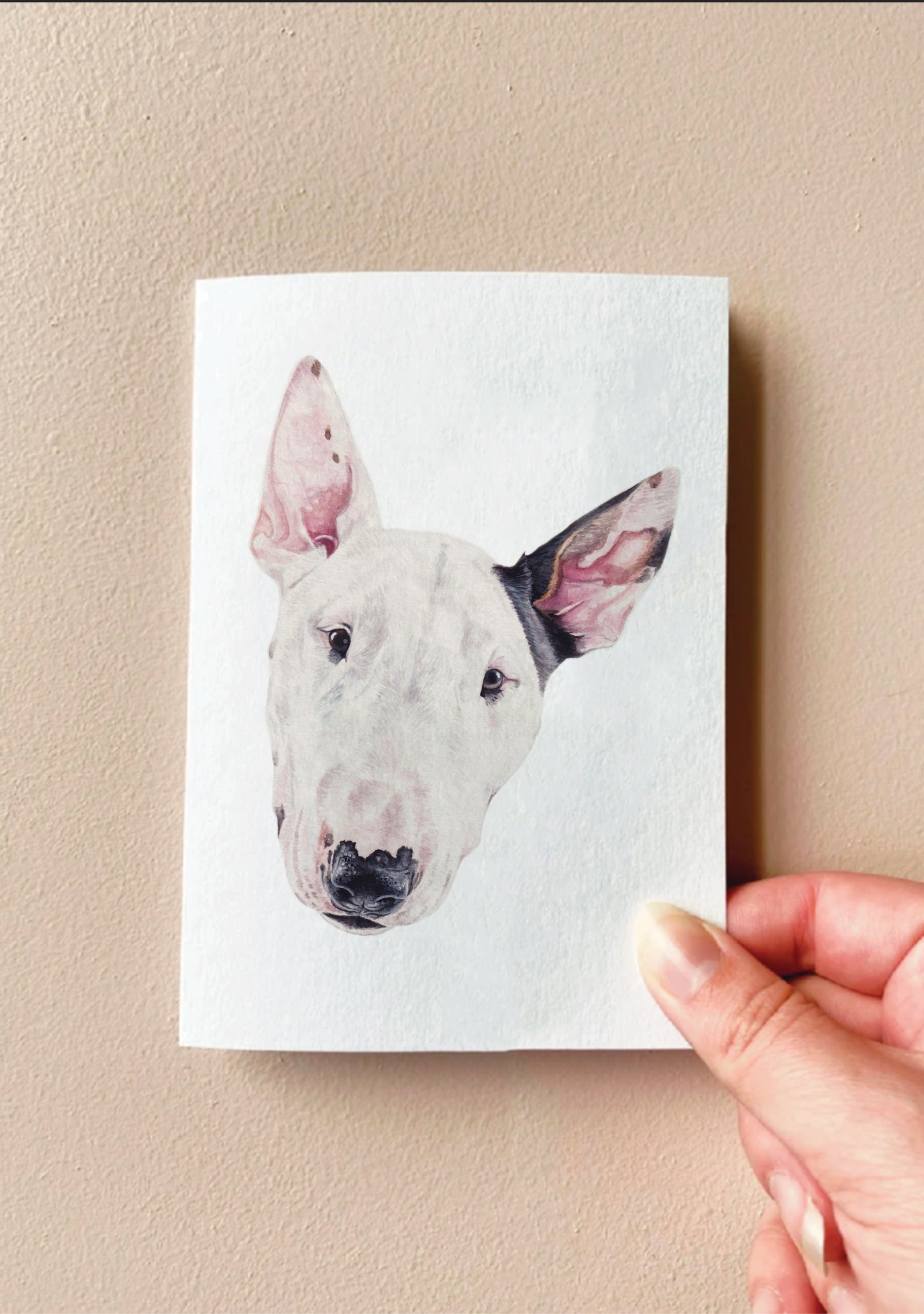 Oliver the Bull Terrier Card