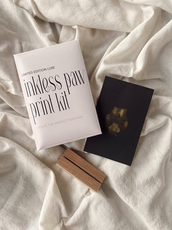 Limited Edition Luxe Gold Inkless Paw Print