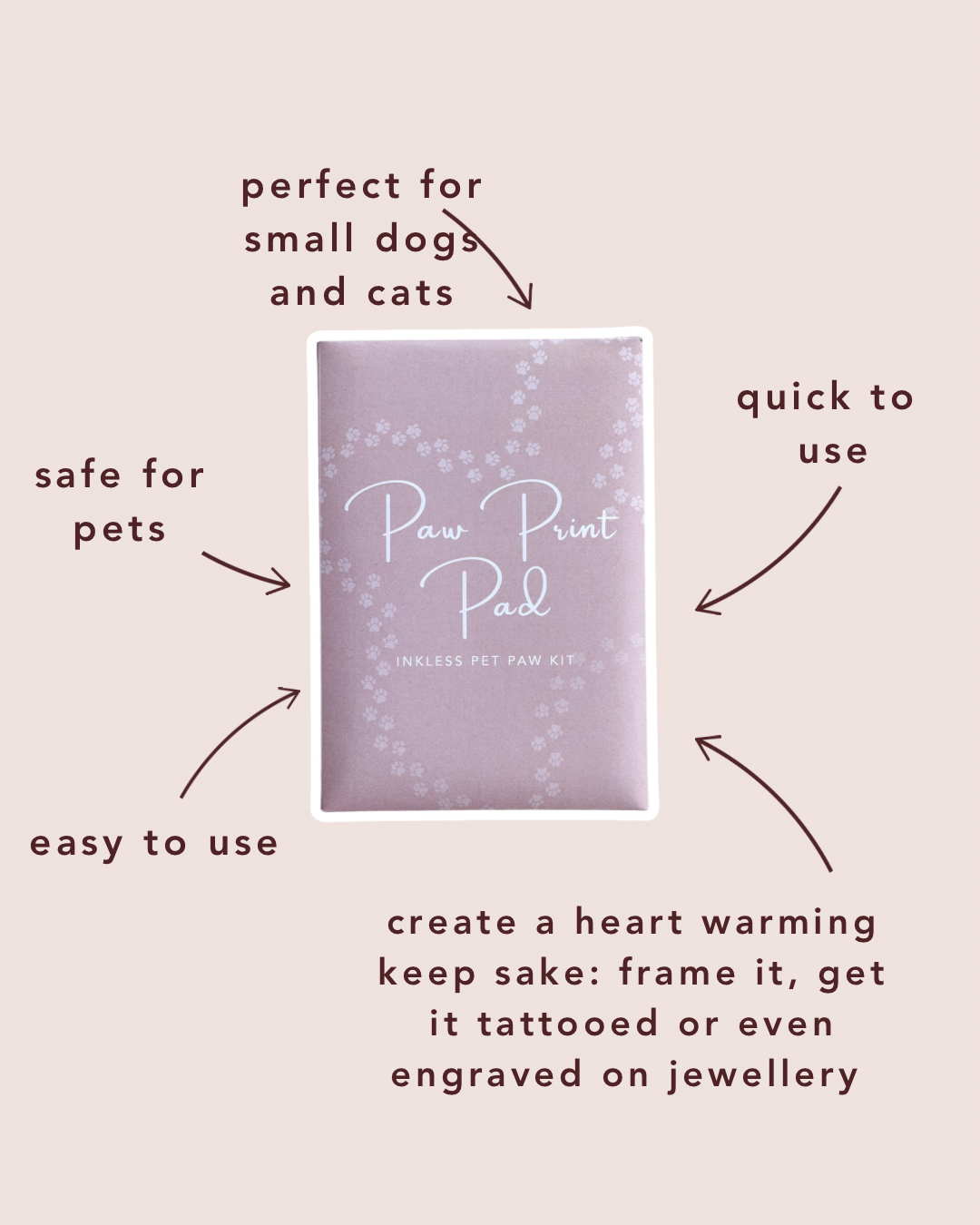 Regular No Mess Inkless Pet Paw Print Kit