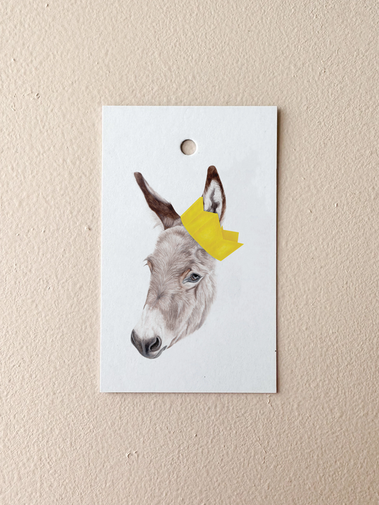 Commet the Donkey Gift Tag