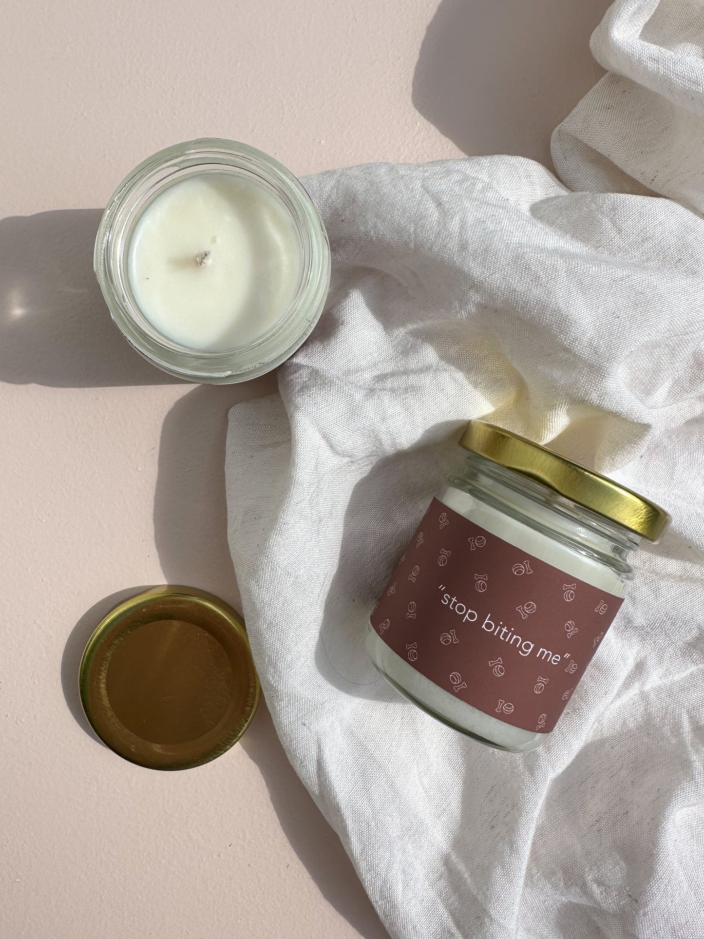 Stop Biting Me Candle