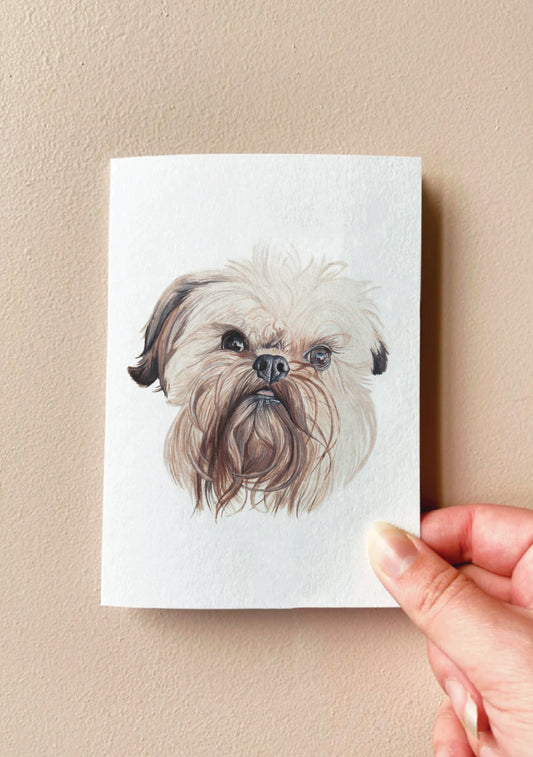 Chewie the Griffon Card