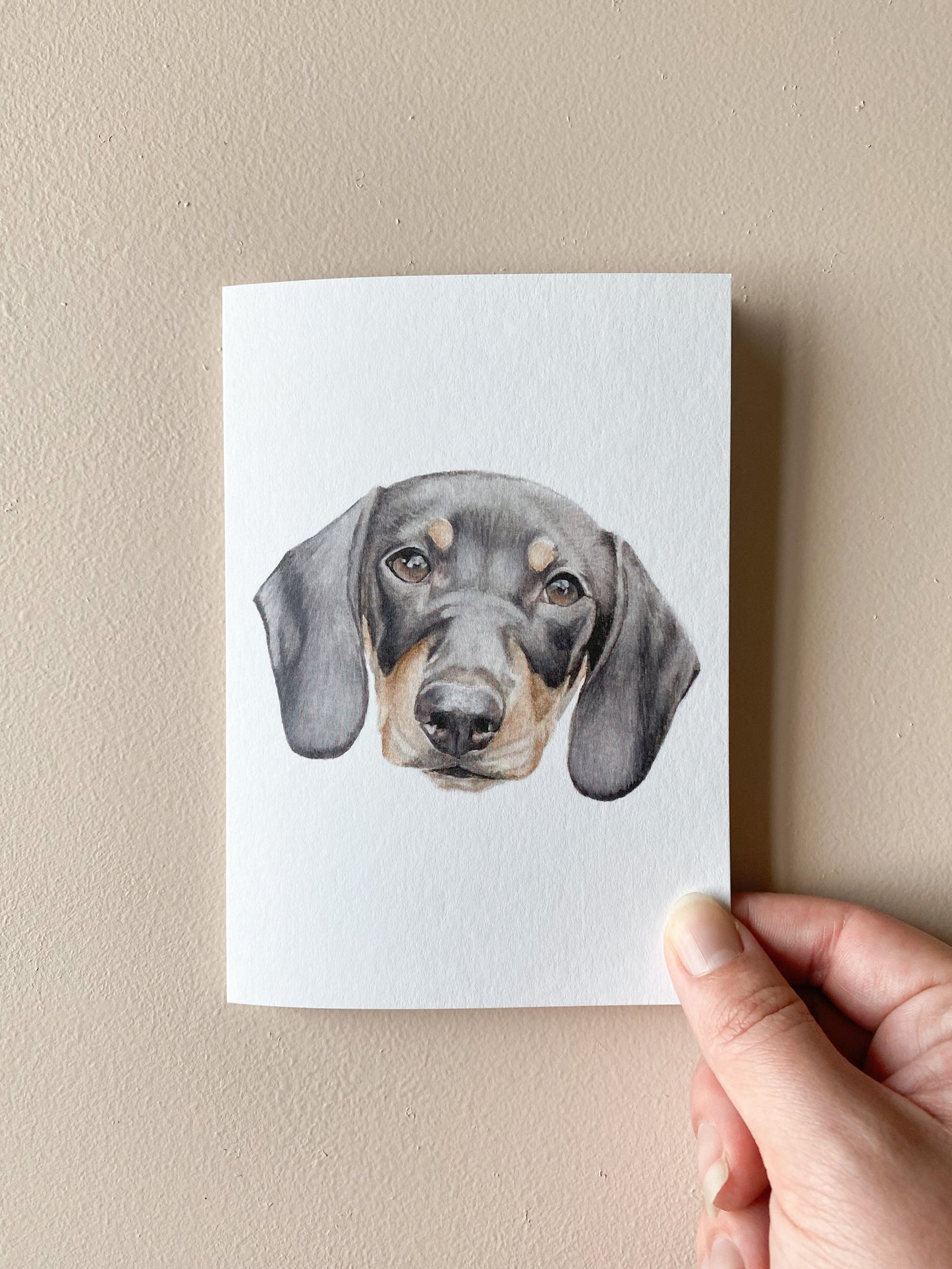 Roger the Sausage Dog Card