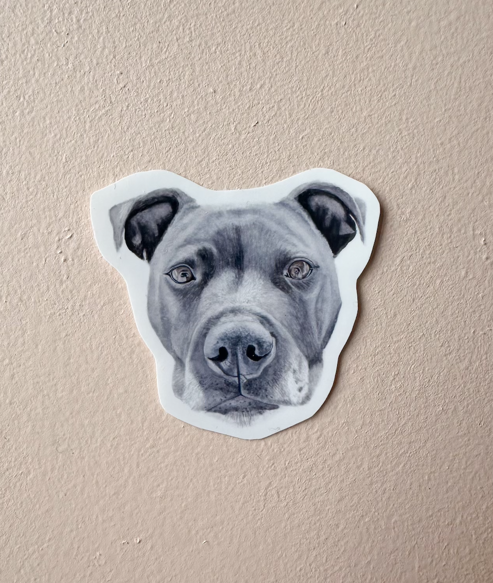 Hunter the Staffy Sticker