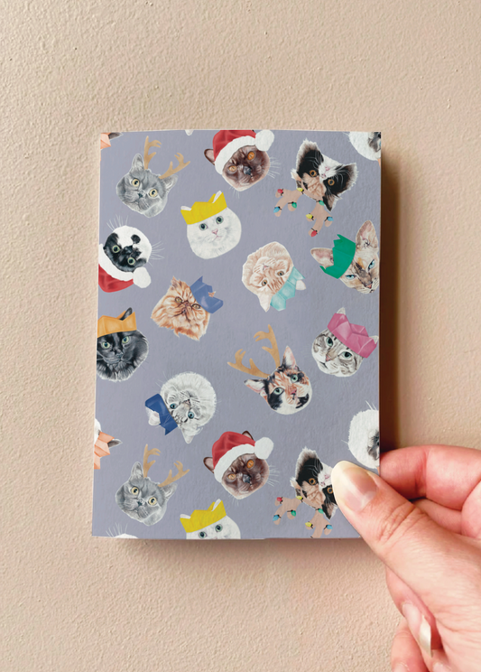 Feline Festive Greeting Card