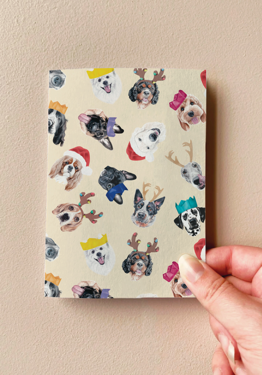 Feliz Navi-Dog Greeting Card
