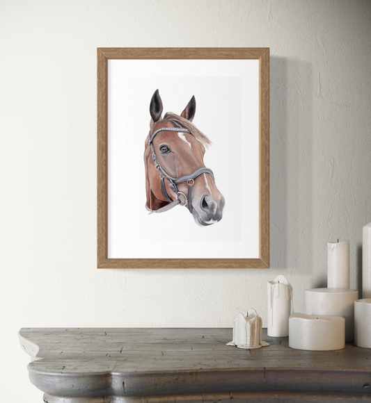 Jerry the Horse Print