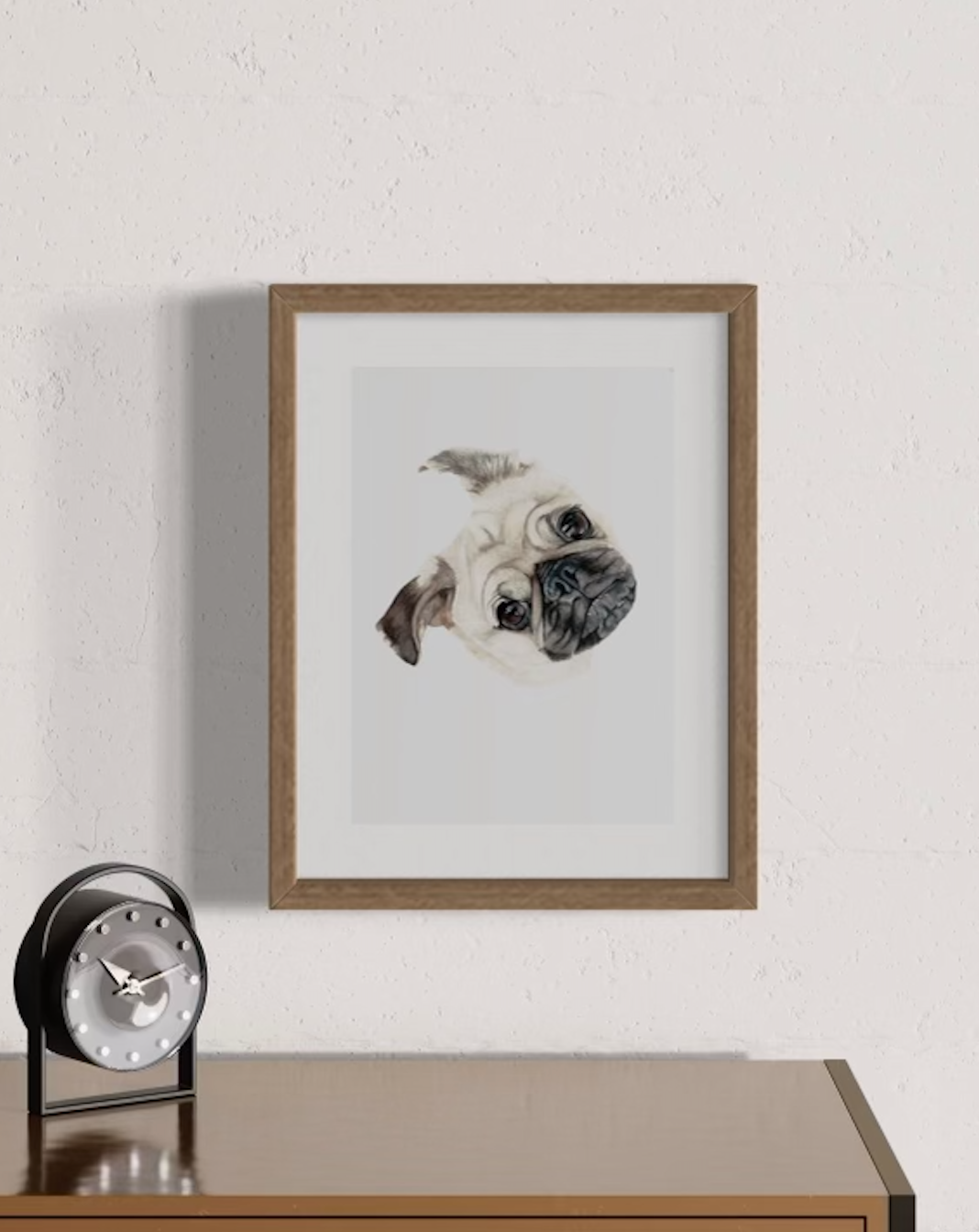 Morgan the Pug Print