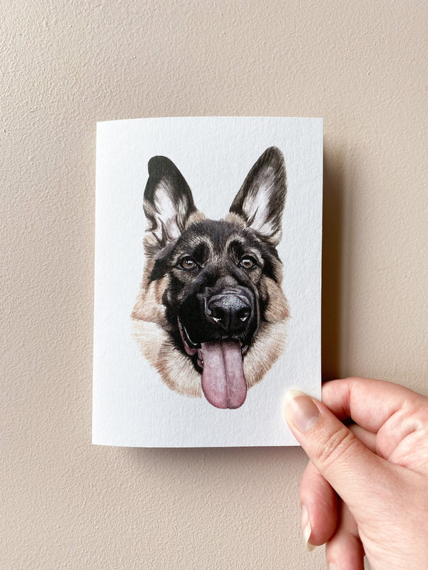 Koda the German Shepherd Card