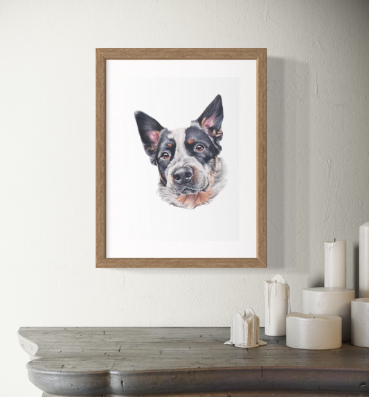 Neo the Blue Healer Print