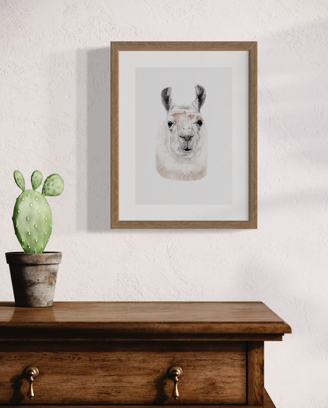 Sasha the Llama Print