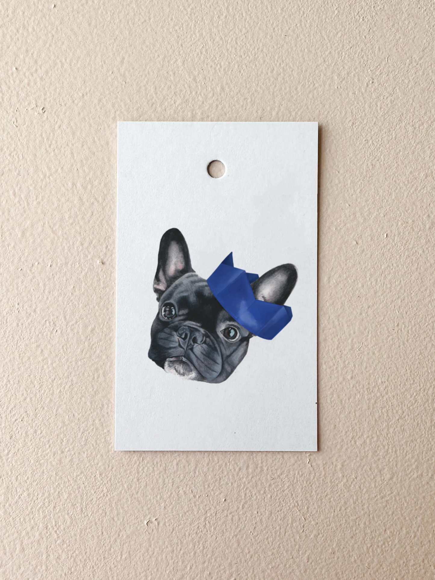 Hank the Frenchie Gift Tag