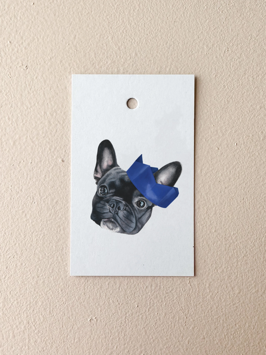 Hank the Frenchie Gift Tag