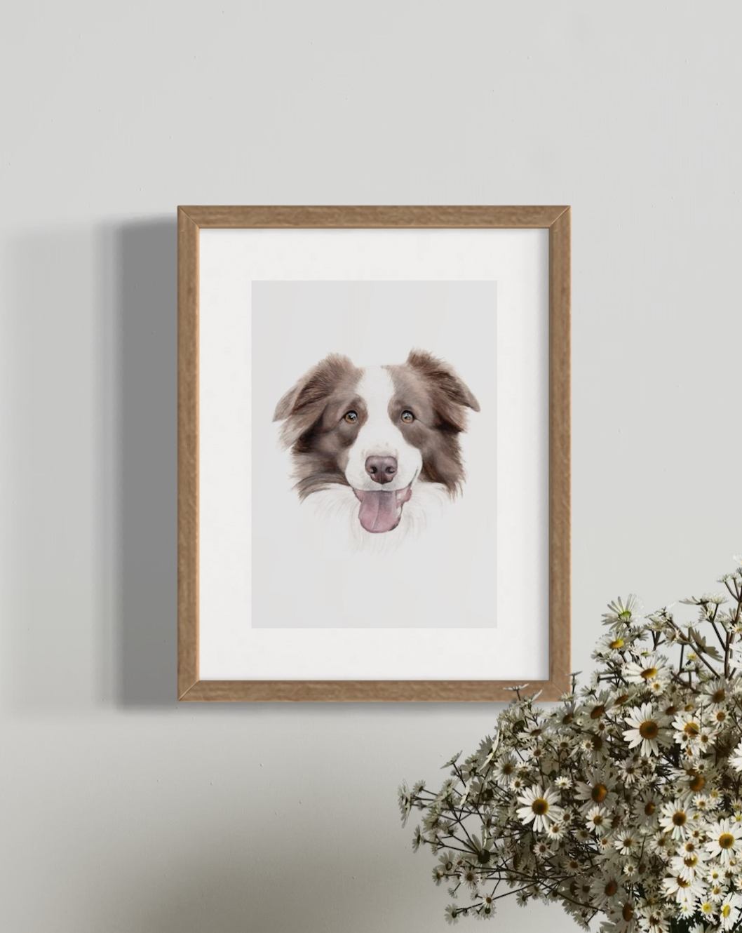 Tully the Border Collie Print