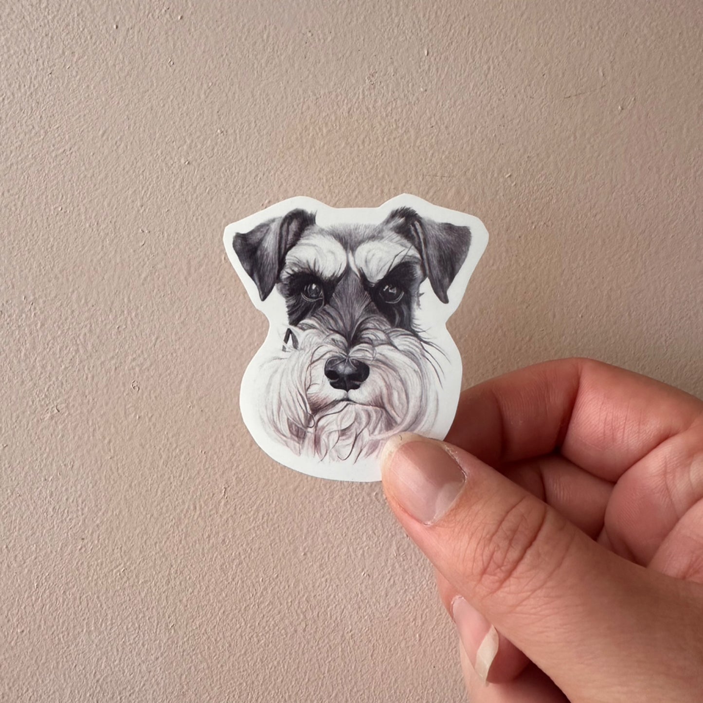 Pip the Schnauzer Sticker