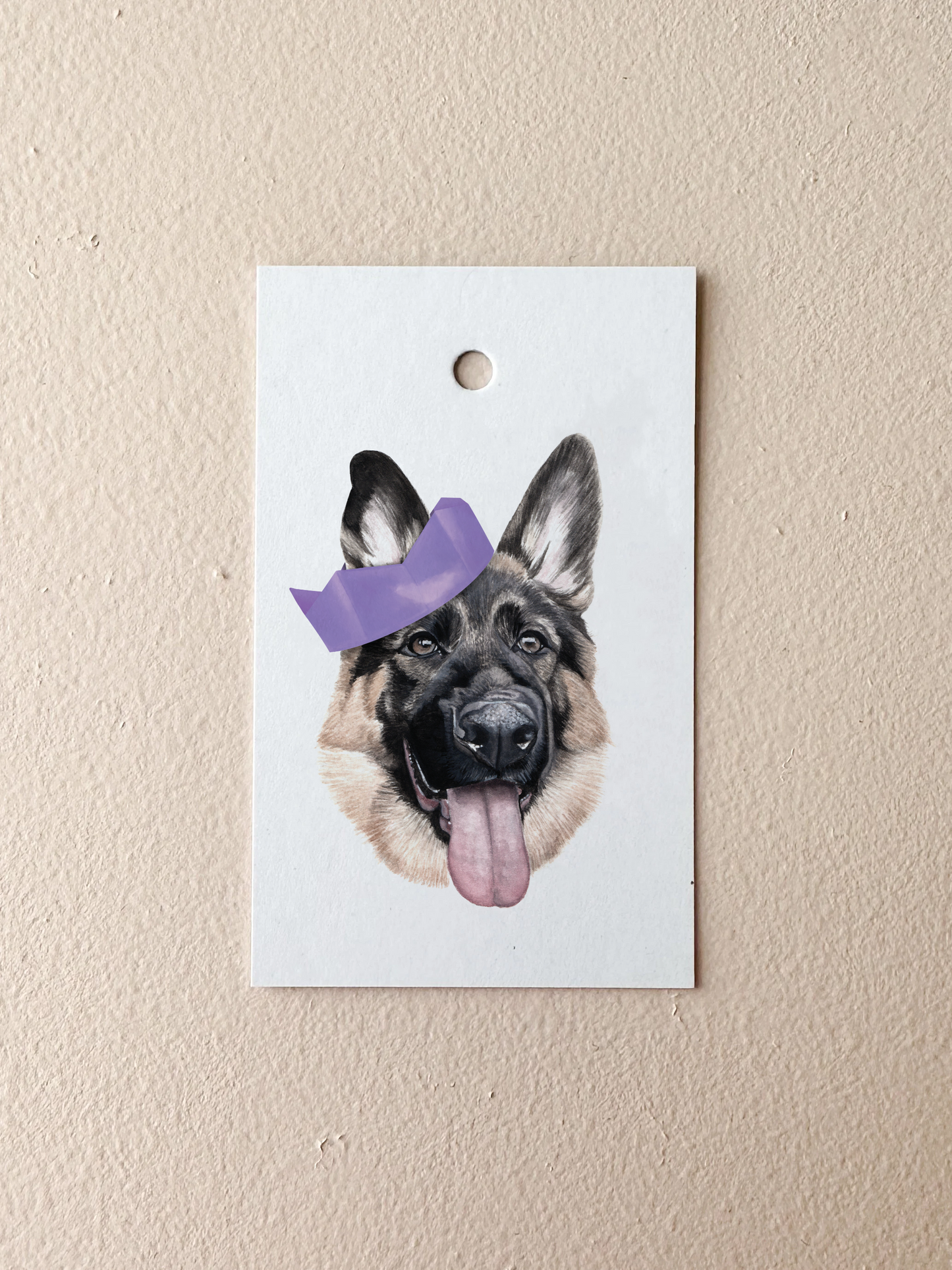 Koda the German Shepherd Gift Tag