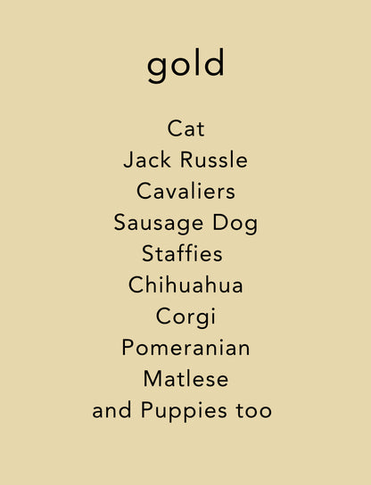 Limited Edition Luxe Gold Inkless Paw Print