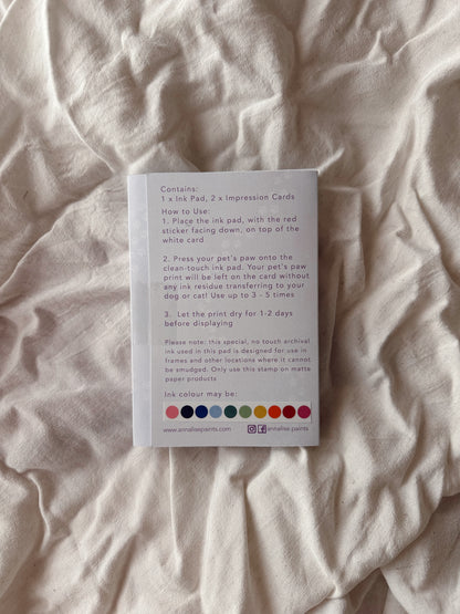 Mystery Colour Inkless Paw Print Kit