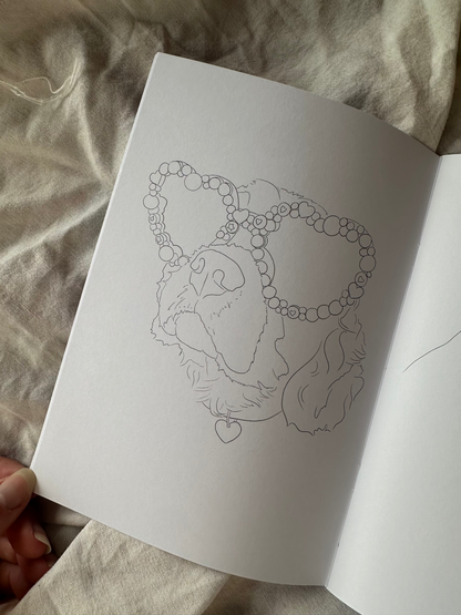 Meow Woof Colour Pet Inspired Colouring Book