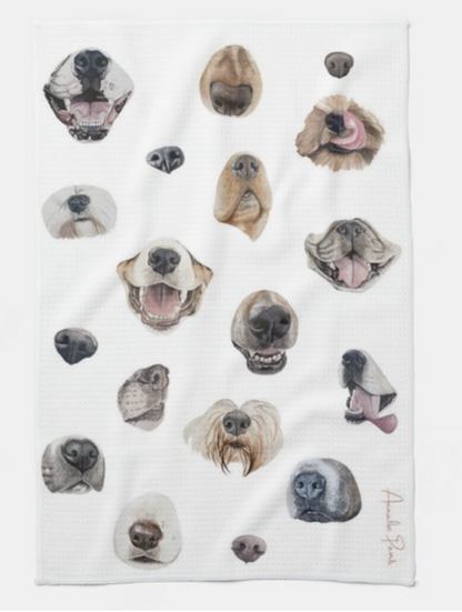 Boops & Snoots Dog Tea Towel