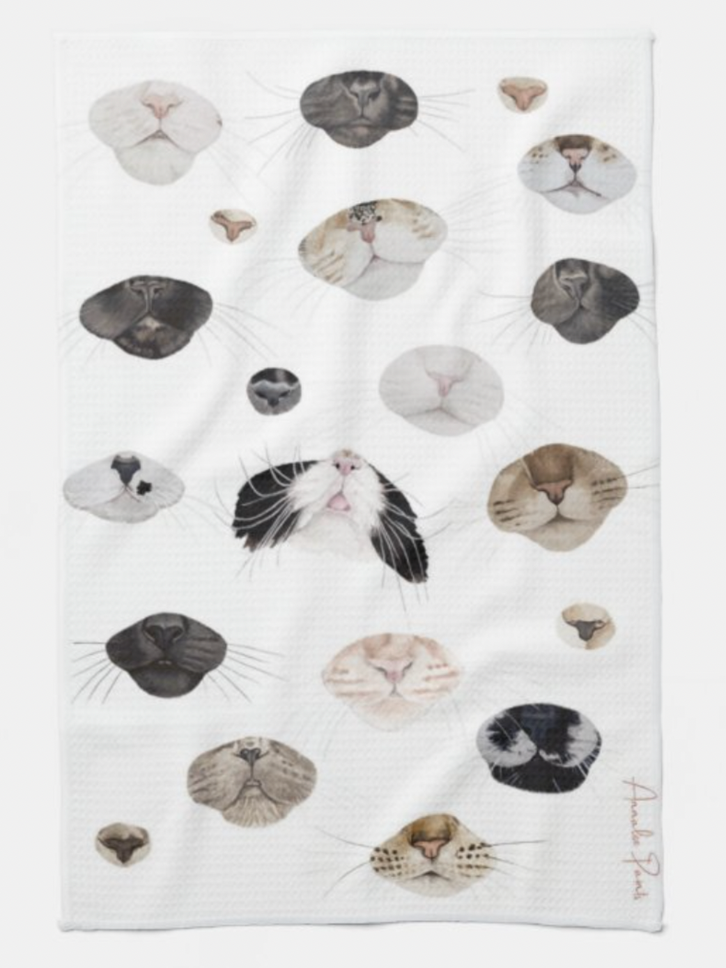 Boops & Snoots  Cat Tea Towel