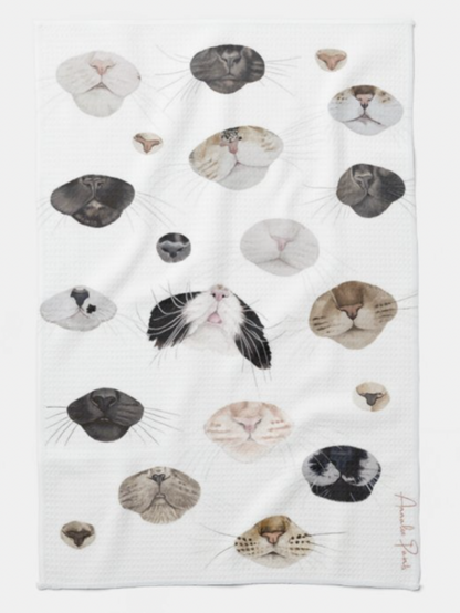 Boops & Snoots  Cat Tea Towel