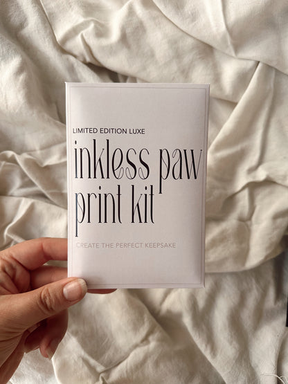 Limited Edited Luxe Silver Inkless Paw Print Kit