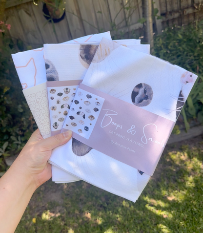 Seconds: Boops and Snoots Tea Towel