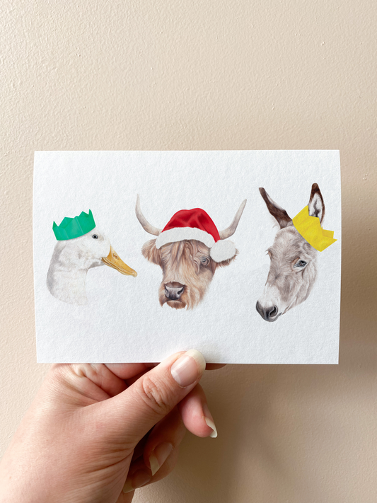 Merry Farm-mas Greeting Card