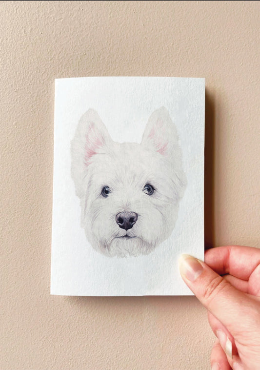 Angus the Westhighland Terrier Card