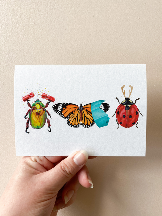 Merry Bug-mas Greeting Card